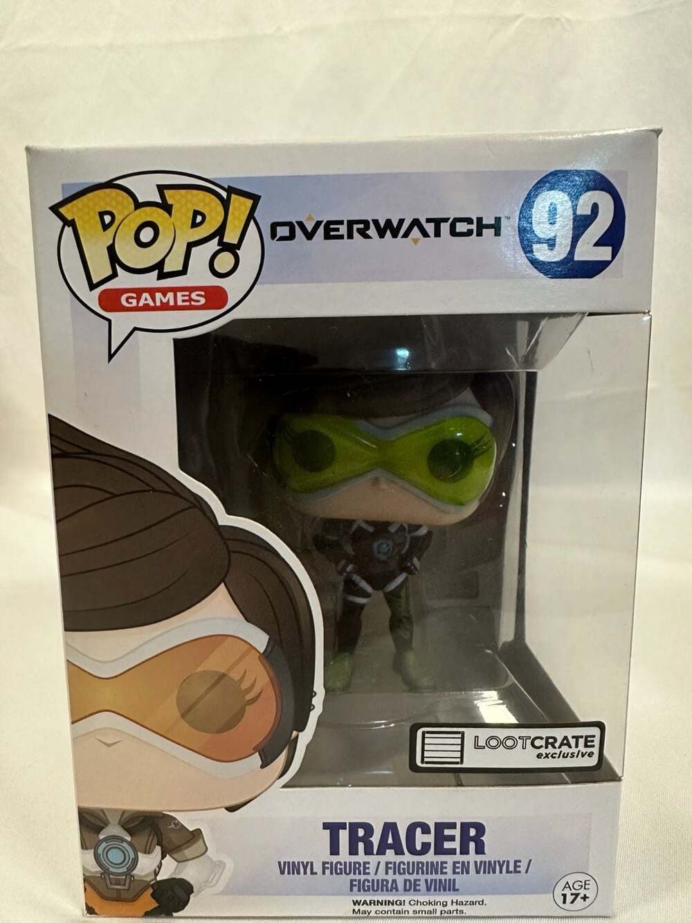 Funko Pop! Games Overwatch Tracer [Sporty/Green] Loot Crate Exclusive #92